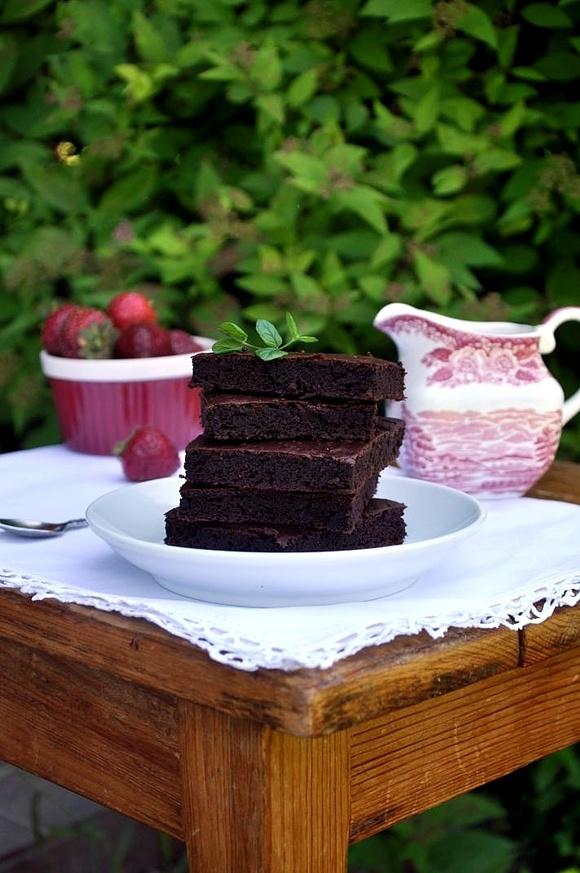 Brownie z fasoli bez glutenu