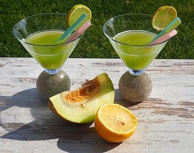 Lemoniada melonowa z miętą