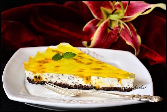 Tarta na zimno z marakują