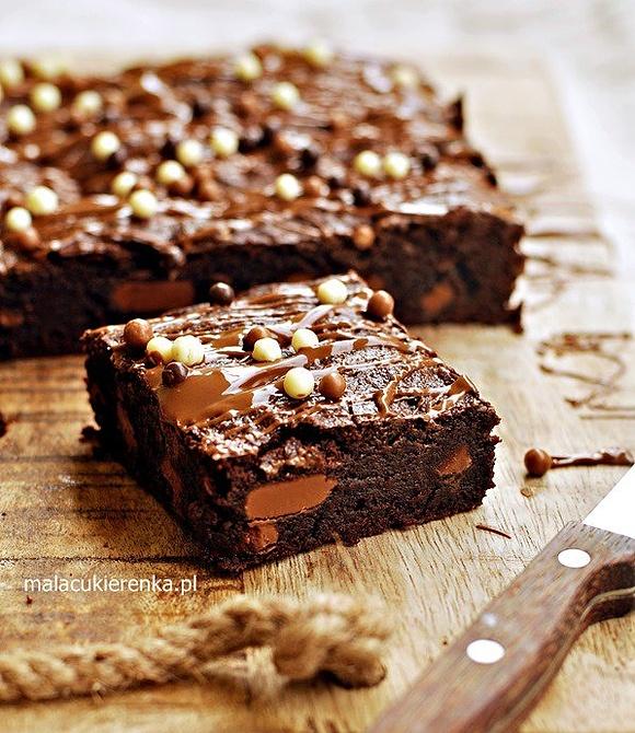 Najlepsze mocno czekoladowe brownies