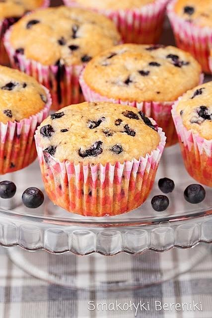 Muffiny kokosowe z jagodami bez tłuszczu