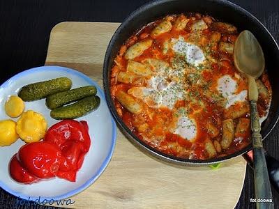 Fasolka po bretońsku a'la szakszuka