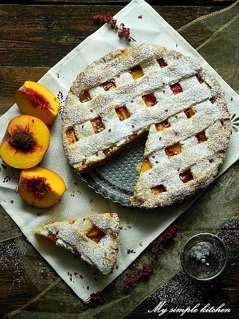 Tarta z brzoskwiniami