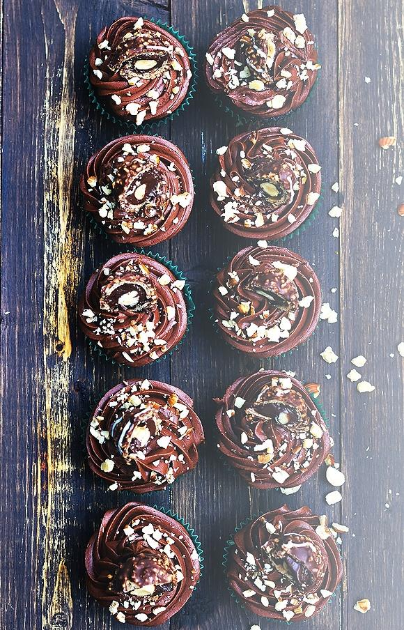 Czekoladowe muffinki a`la kladdkaka