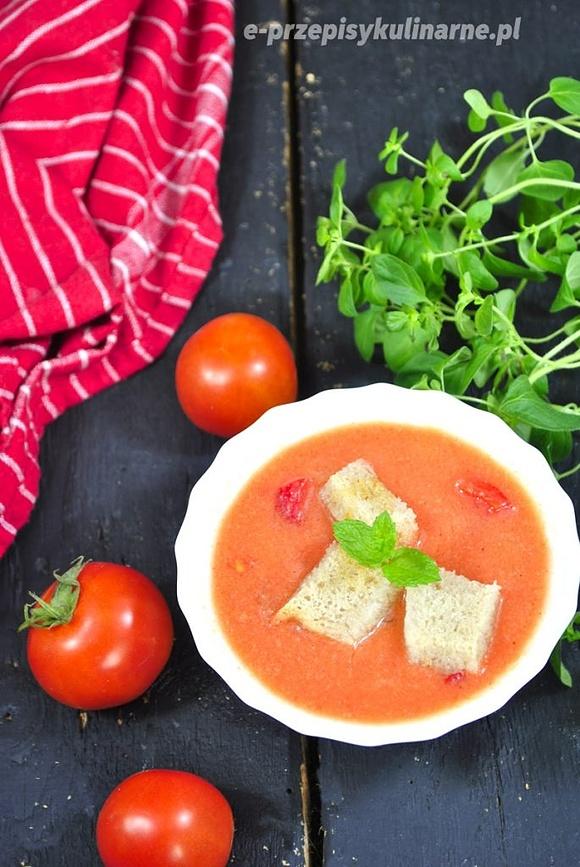 Gazpacho chłodnik z pomidorów