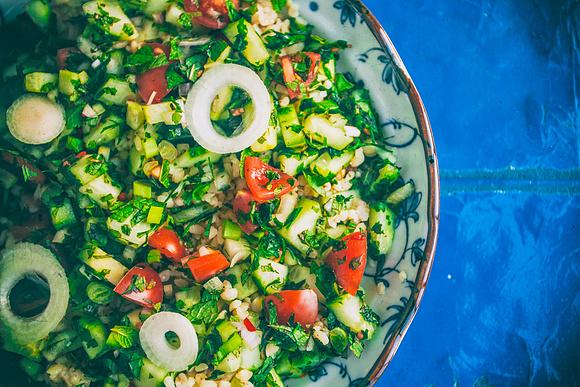 Tabbouleh - libańska sałatka z bulguru i warzyw