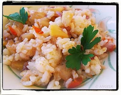 Risotto z cukinią długoą sycylijską