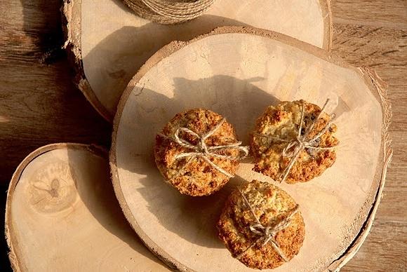 Orkiszowe muffiny kokosowe