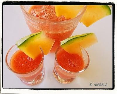 Koktajl arbuzowo-melonowy - melon shake przepis