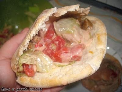 Pyszne domowe chlebki a'la kebab