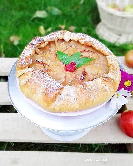 Rustykalna tarta z jabłkami