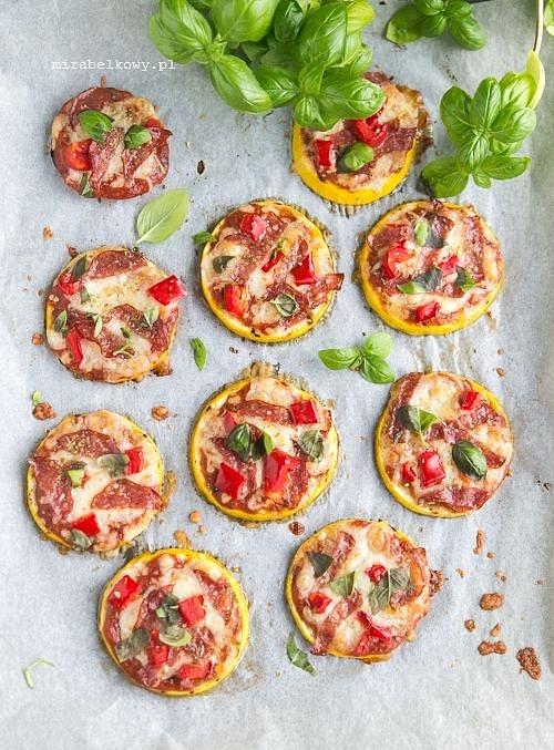 Mini pizze z cukinii