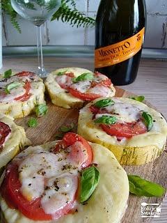 Mini pizze z cukinii