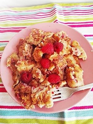 Omlet cesarski z malinami
