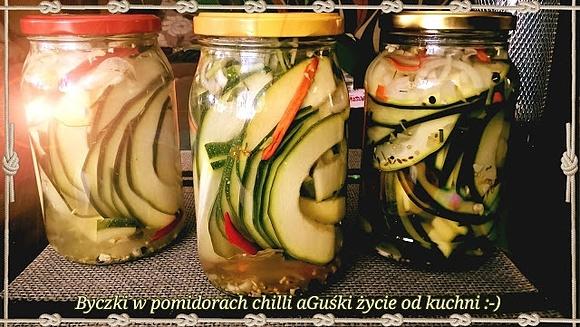 Sałatka z cukinii z chilli 2 warianty