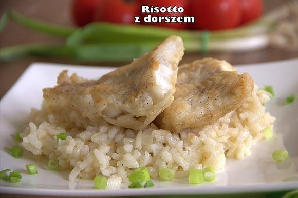 Risotto z dorszem