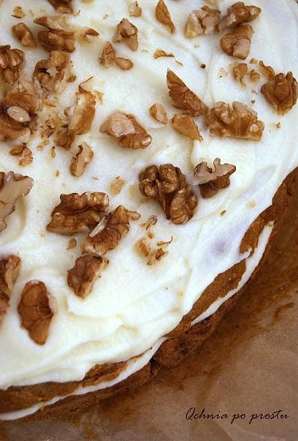 Ciasto marchewkowe z kremem mascarpone