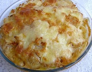 Ziemniaki i kalafior z mozzarellą