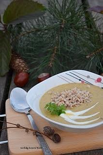 Borowikowa zupa krem z pęczakiem