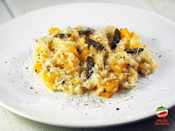 Risotto dyniowe z truflami