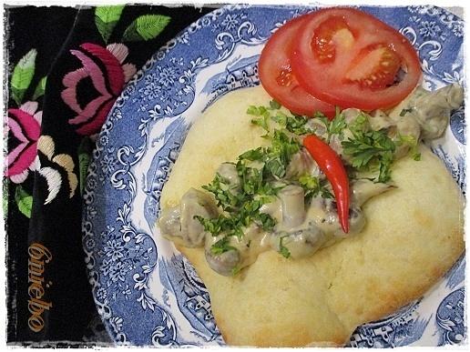 Sos pieczarkowo-serowy