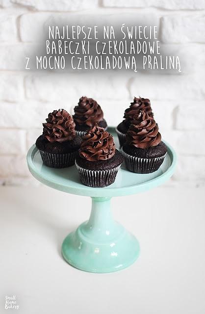 Najlepsze na świecie babeczki czekoladowe z mocno czekoladową praliną