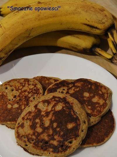 Bananowe placuszki bez glutenu laktozy i cukru