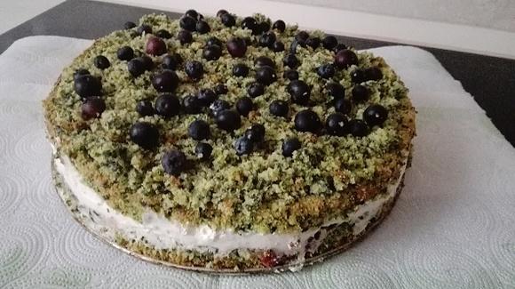 Leśny mech z mascarpone