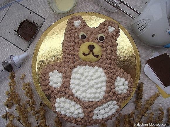 Tort dla dziecka z mascarpone i Nutellą