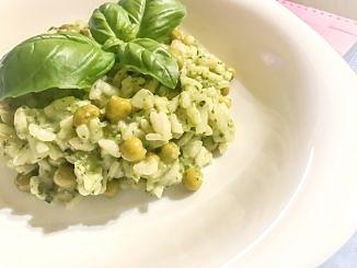 Risotto z zielonym groszkiem