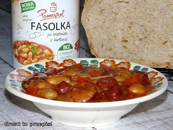 Podrasowana fasolka po bretońsku na szybko