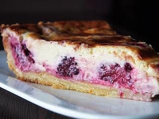 Tarta z jeżynami i mascarpone