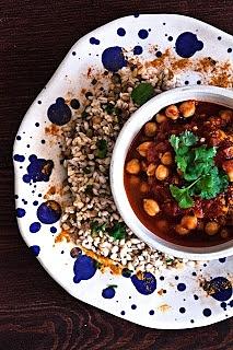Chana masala - pomidorowe curry z ciecierzycą
