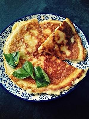 Włoski omlet z parmezanem