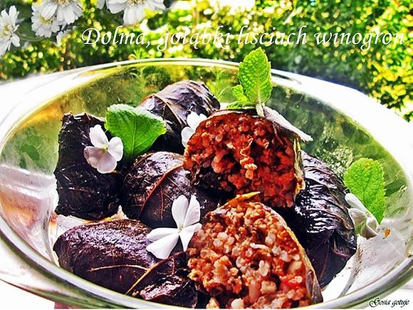 Dolma czyli gołąbki w liściach winogron