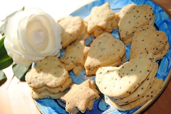 Sezamowe ciasteczka z tahini i sezamem