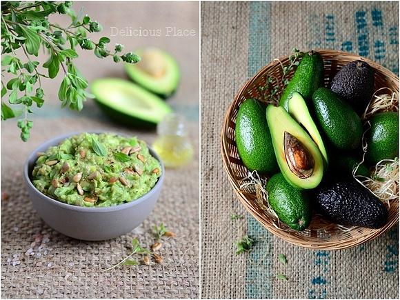 Guacamole z majerankiem i słonecznikiem
