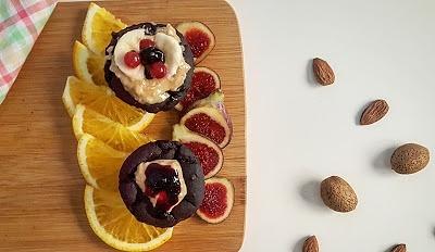 Najprostsze muffiny brownie z fasoli i bananów
