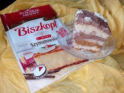 Biszkoptowiec kajmakowo-budyniowy
