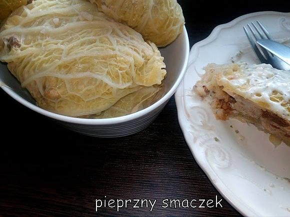 Gołąbki z suszonymi pomidorami