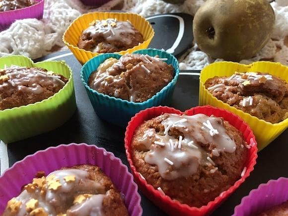 Muffinki gruszkowe z cynamonem