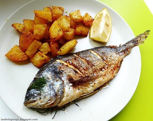 Pieczona dorada