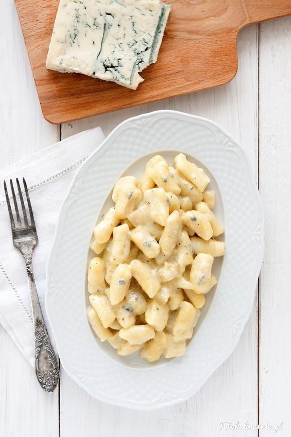 Gnocchi z gorgonzolą i gruszką