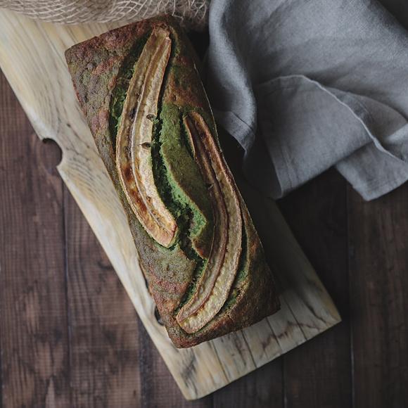 Chlebek bananowy z matcha