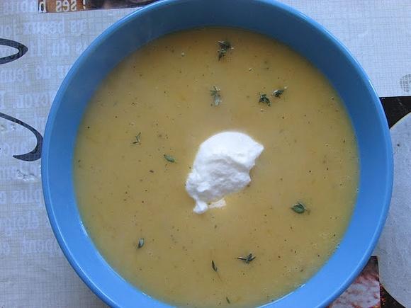 Zupa z dyni i ziemniaków