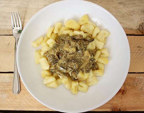 Gnocchi w sosie grzybowym