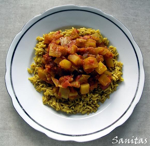 Curry z cukinii