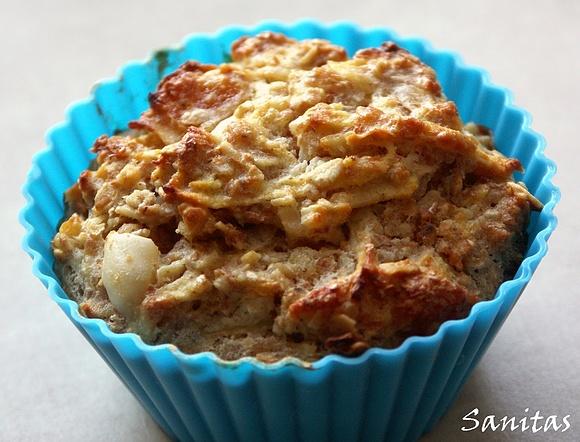 Muffinki z morelami i migdałami bez cukru