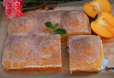 Ciasto z połówkami kaki