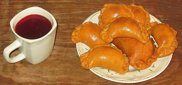 Pierogi z kaszą gryczaną z piekarnika
